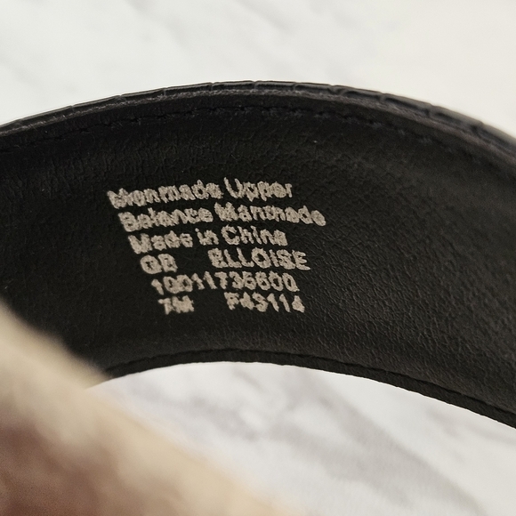 Giani Bernini Elloise Black Open toe platform buckle slingback sandals Sz 7M - Picture 10 of 12